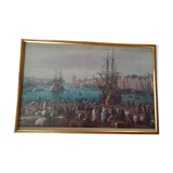 Port of Marseille painting