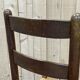 Suite of 8 oak chairs and straw seats - 1950s work