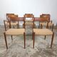 Niels Møller model 77 dining chair teak new papercord
