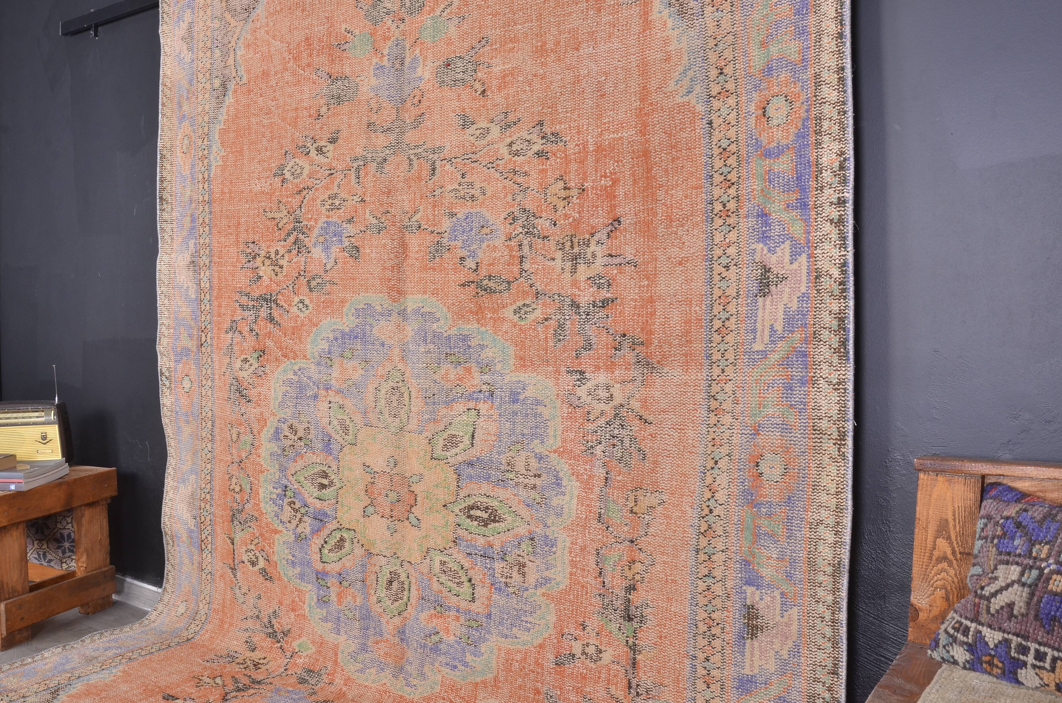 Oushak Vintage Wool Carpet Sku2316