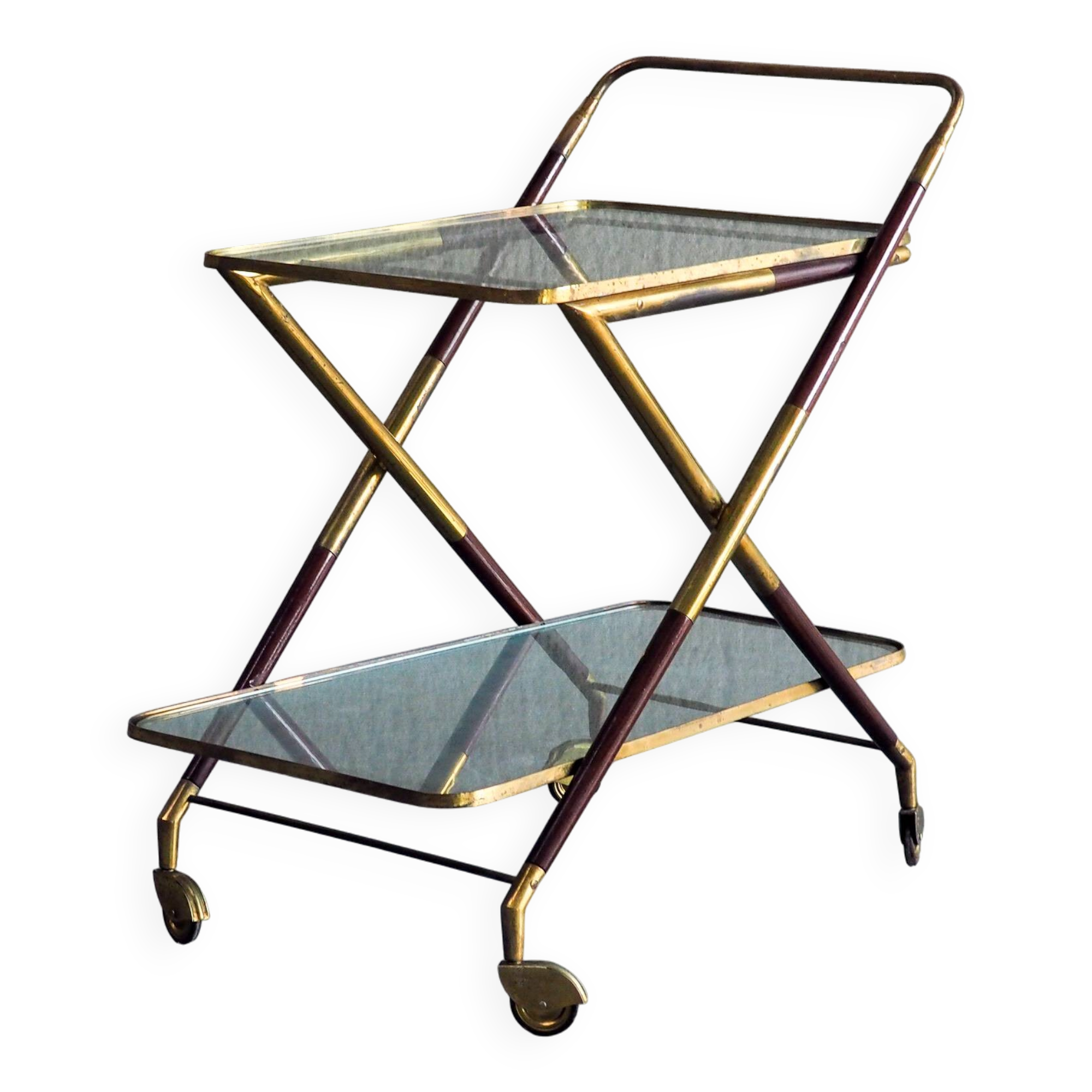 1950s Italian Bar Trolley, Attributed to Cesare Lacca