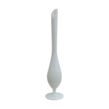 Vase soliflor blanc laiteux nacré