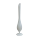 Vase soliflor blanc laiteux nacré
