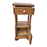 Walnut bedside table