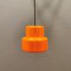Mini poker hanging lamp in orange original colour  Jo Hammerborg
