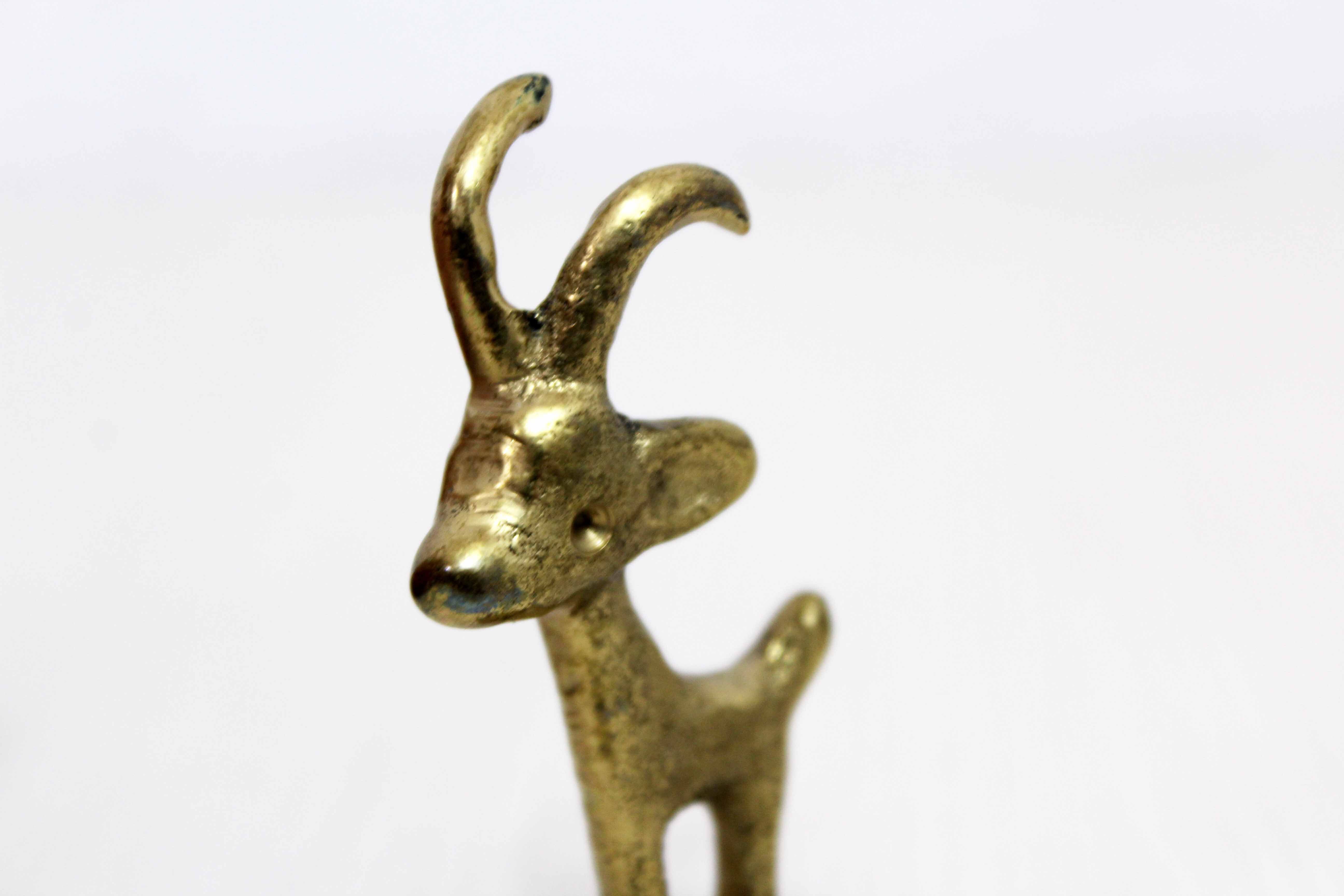 Bronze ibex by Walter Bosse