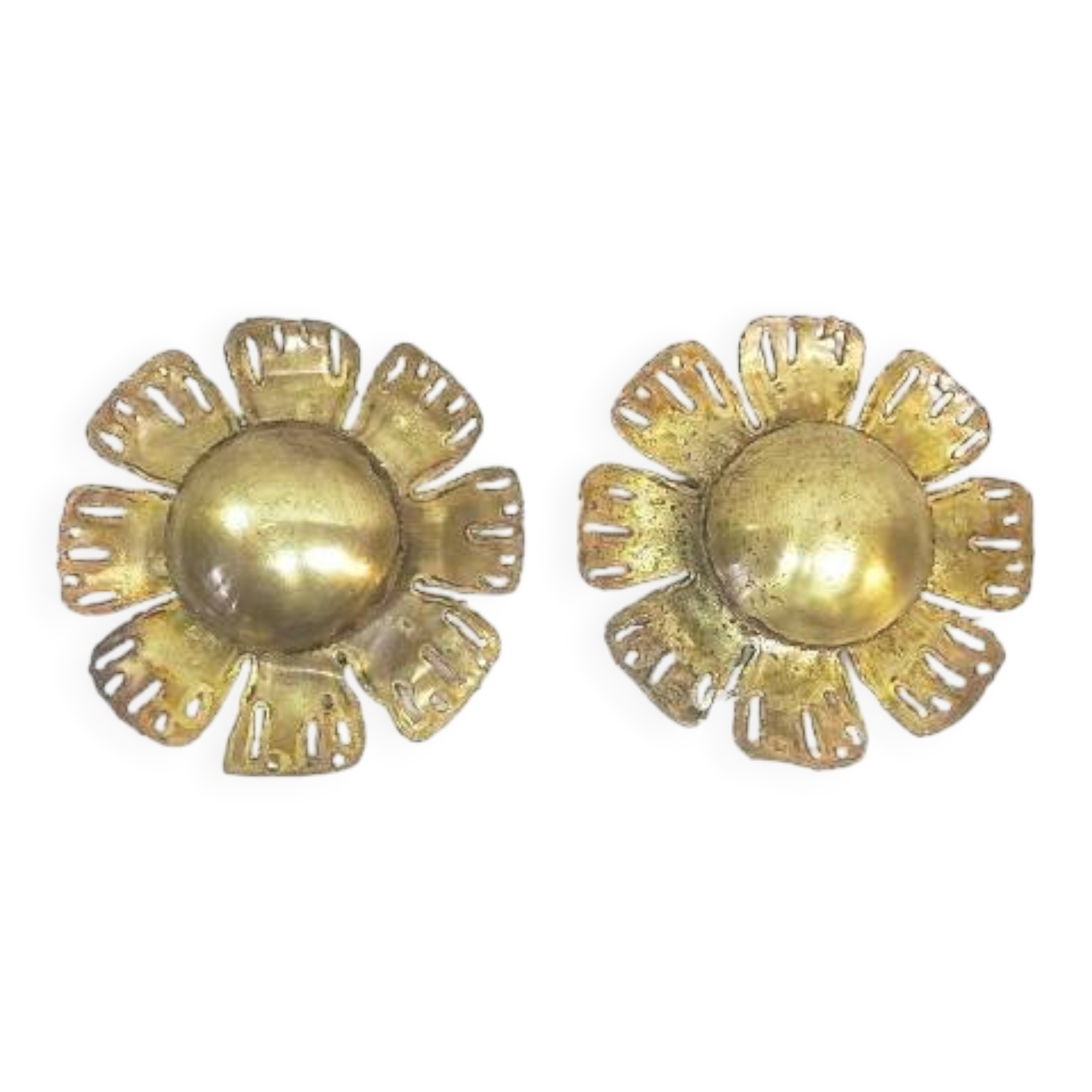 Svend Aage Holm, Paire d'Appliques Scandinaves "flower", 1960