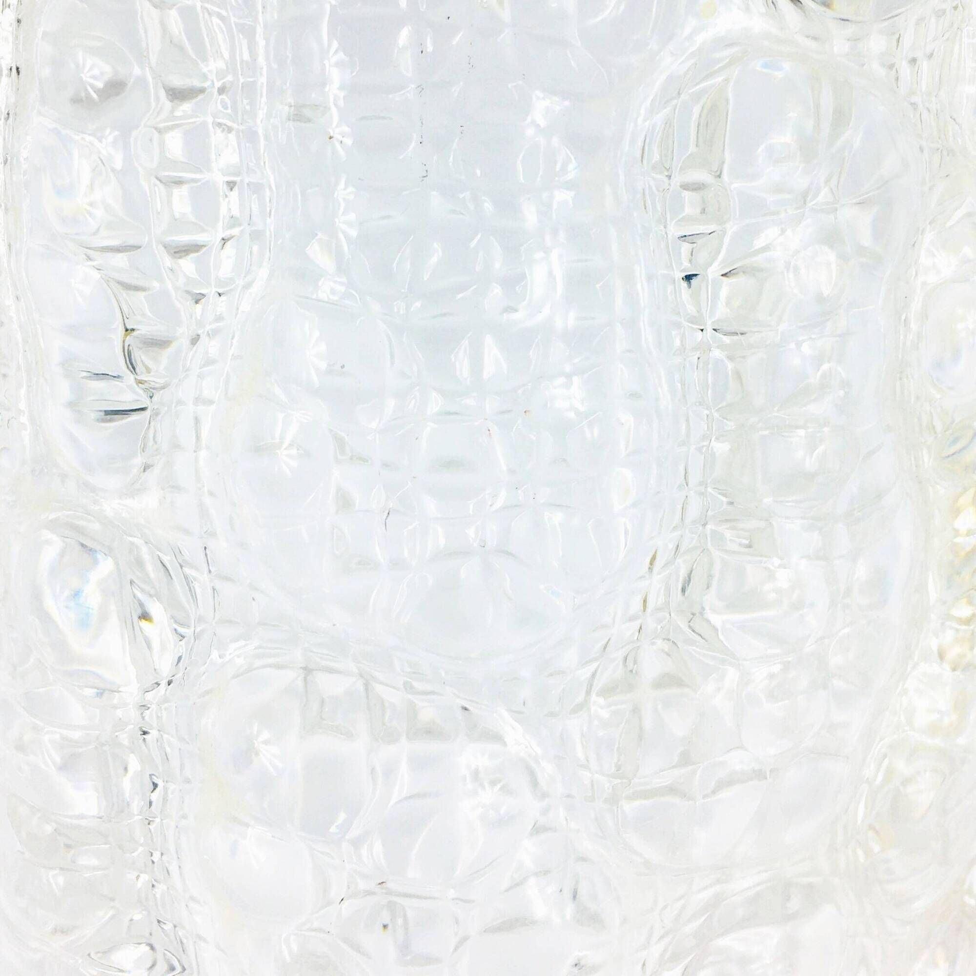 Mid Century Scandinavian Glass & Brass Wall Light by Carl Fagerlund, 1960s