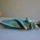 Surreal ceramic sculpture in relief signed to be identified.