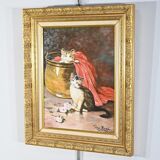 Oil on canvas, signed R.Hervé – 2nd part XXth