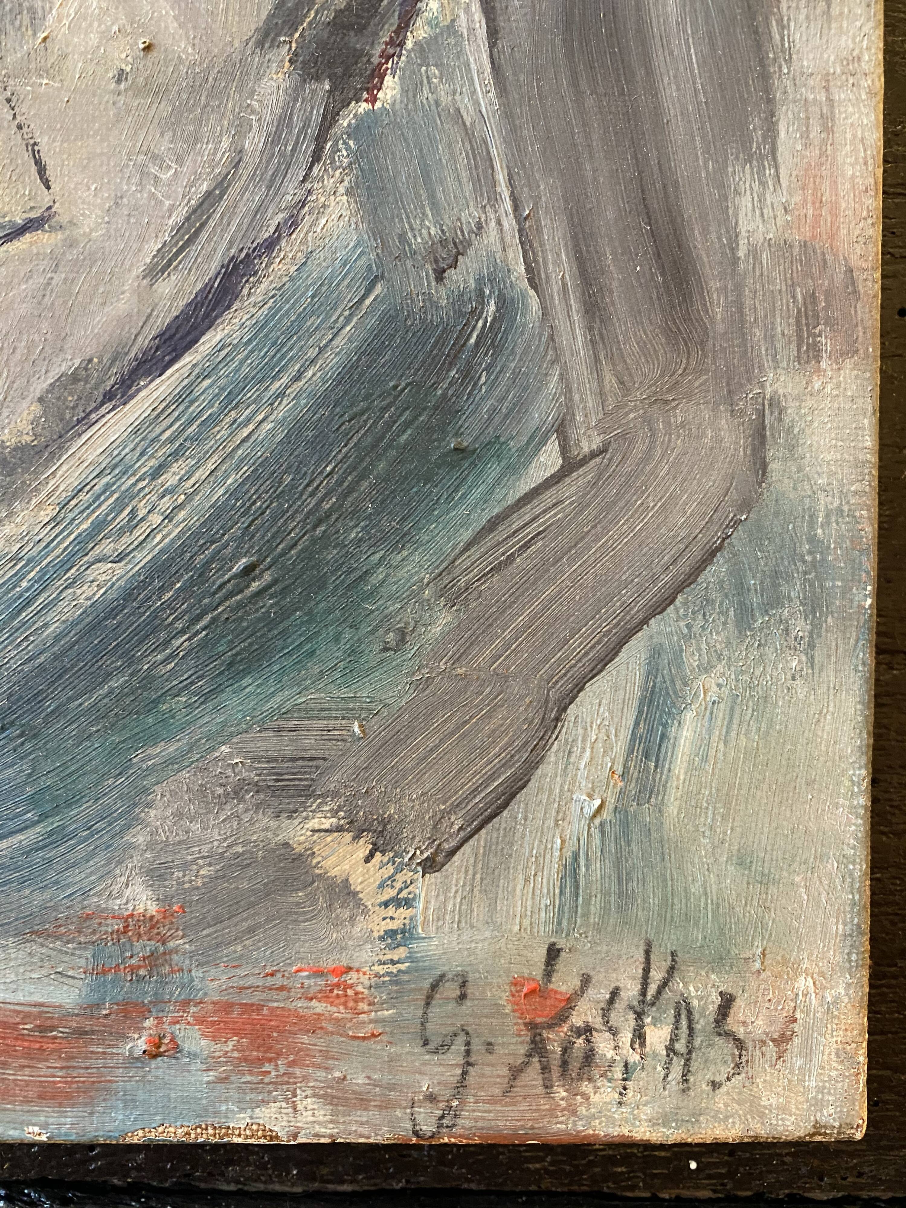Georges Koskas oil on canvas