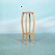 Vintage pine plant shelf, plant stand Sweden 1960