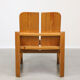 Vintage scandinavian pine lounge chair
