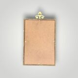 Antique Solid Brass Gilt Wall Mirror – 3.750 kg – Hollywood Regency