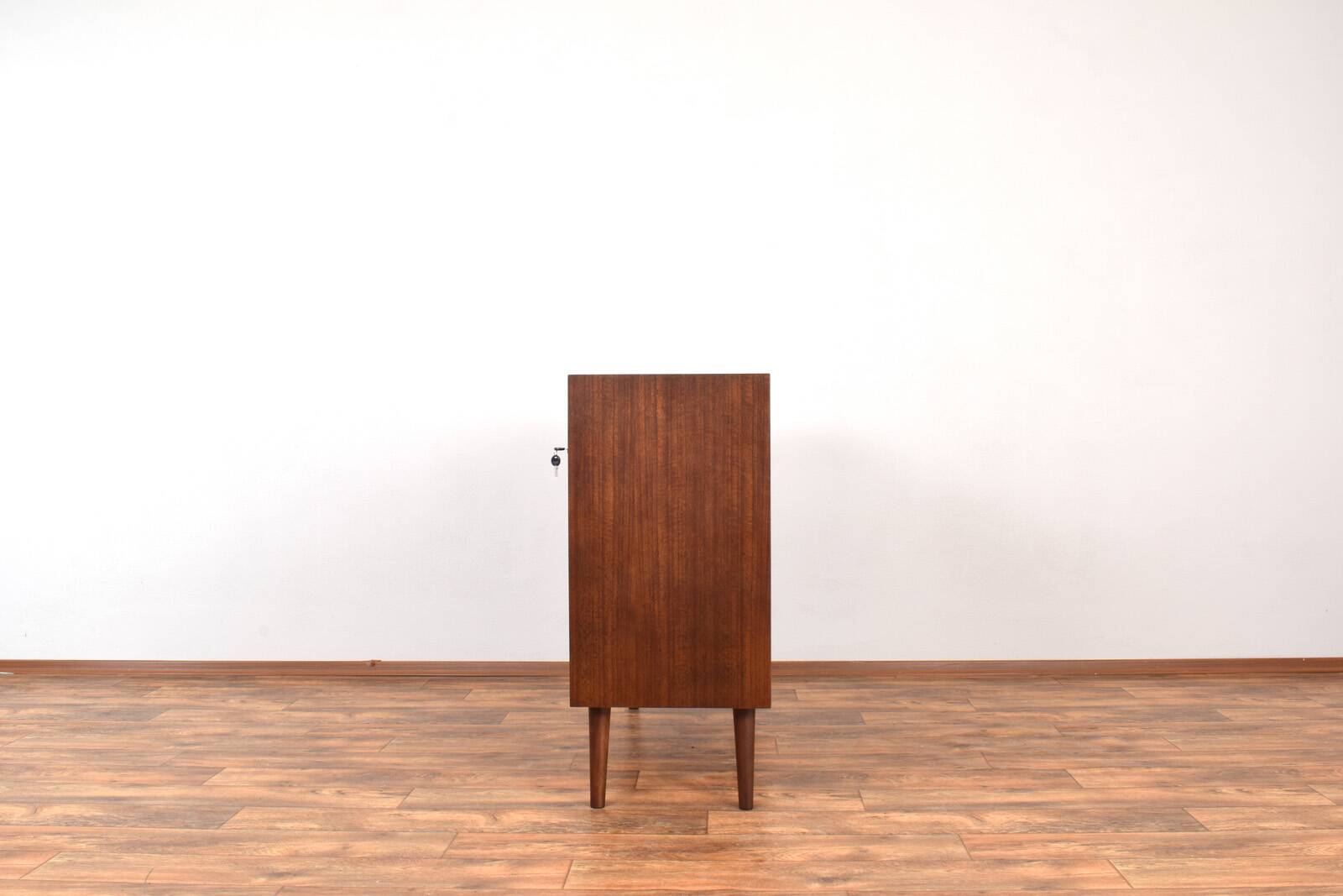 Mid-Century Danish Teak Tambour Doors Sideboard, 1960s