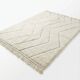 Grand tapis berbère zigzag en laine