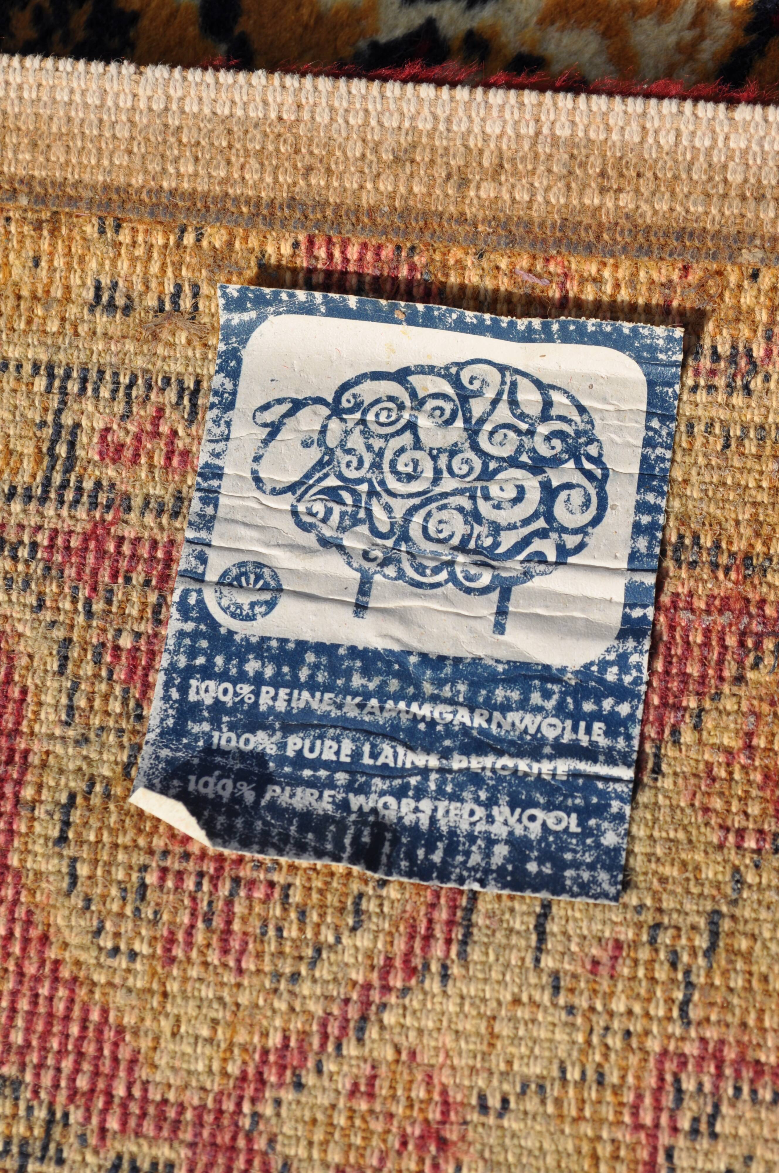 Carpet pure old combed wool