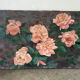 The roses, oil on canvas signed Mahelin.