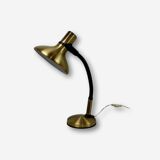 Gold and black metal desk lamp