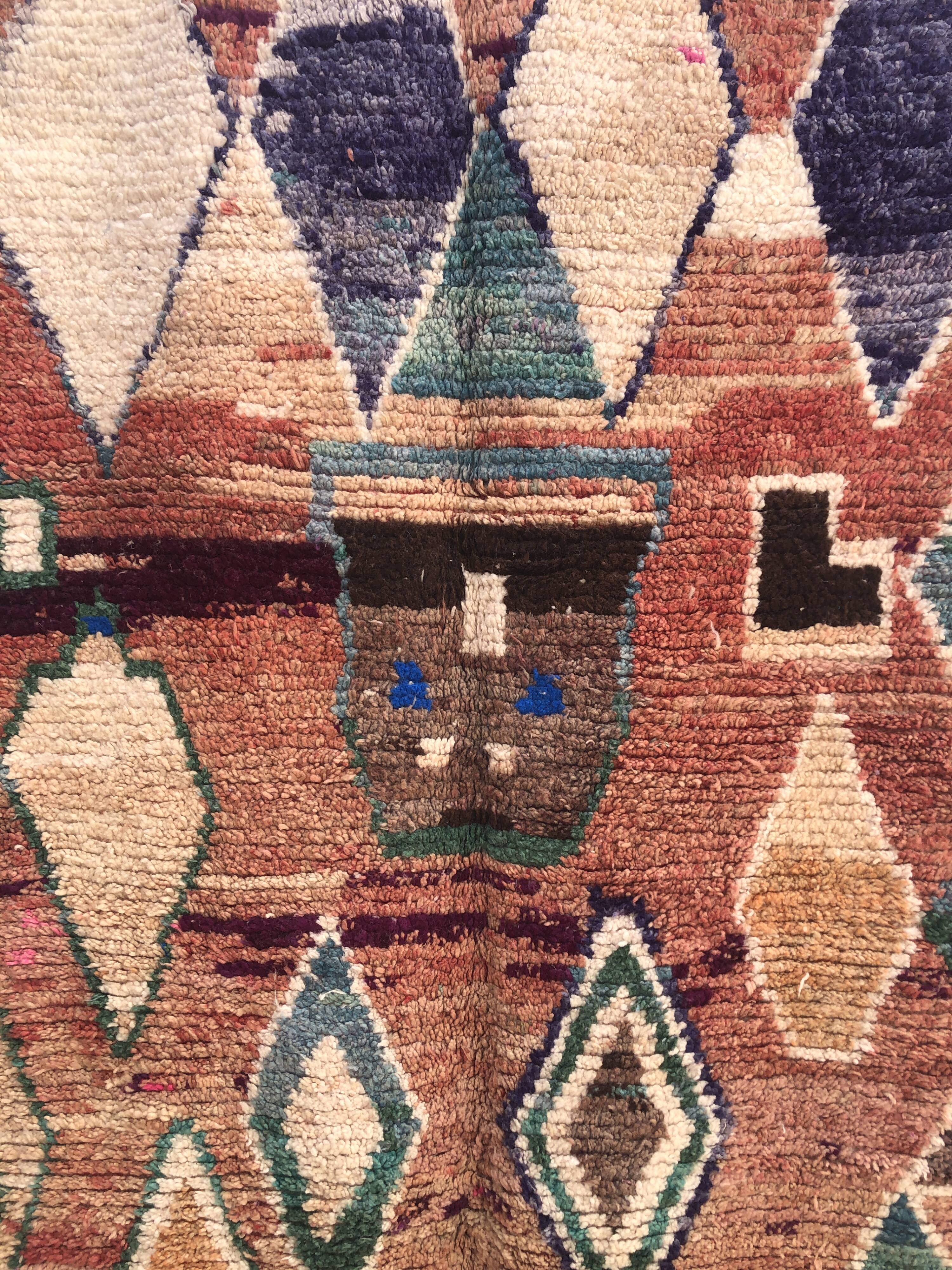 Moroccan Berber carpet Boujaad 2,44x1.46m