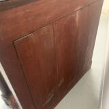 Empire style console with mirror back, 19th century