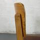 Pair of wooden and leather chairs