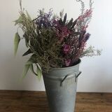 Zinc pot, florist vase