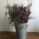 Pot en zinc, vase de fleuriste