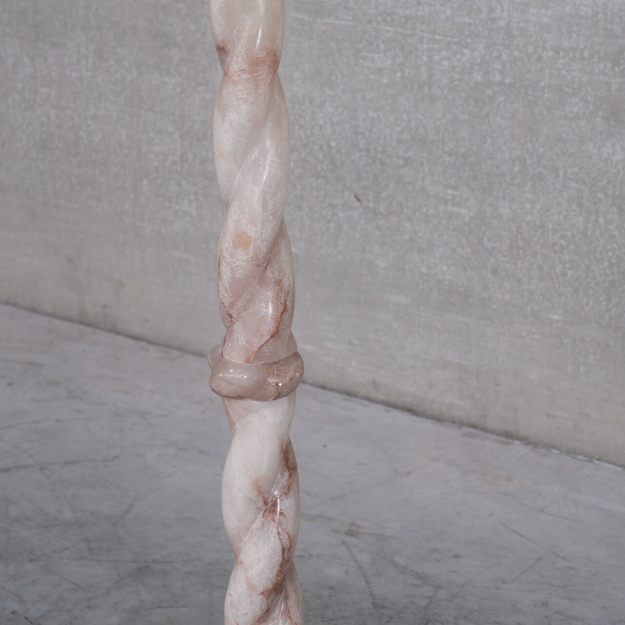 Alabaster french mid-century floor lamp