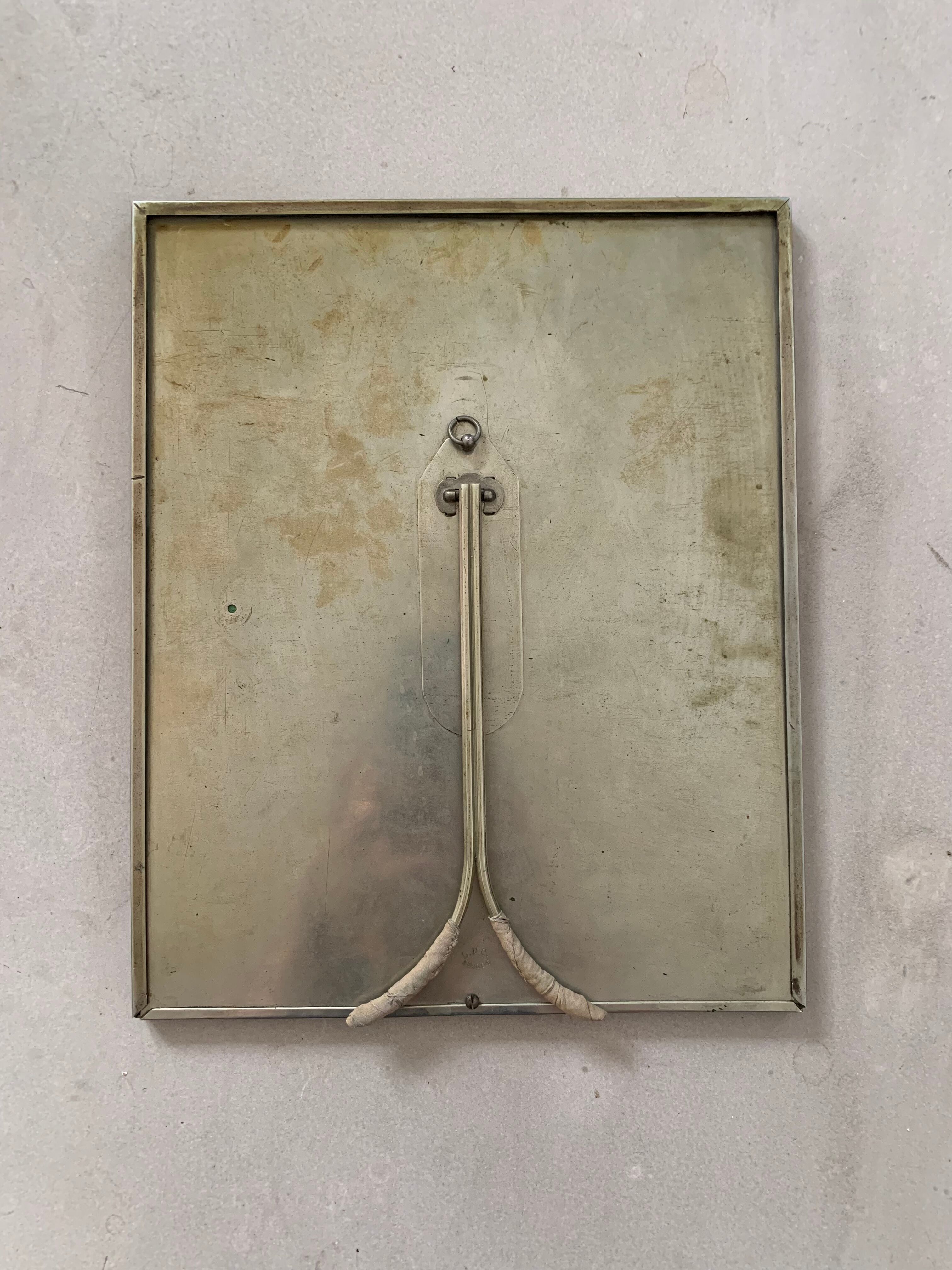 Old metal frame