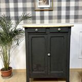 Black vintage Parisian sideboard