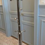 Coat rack on vintage stand