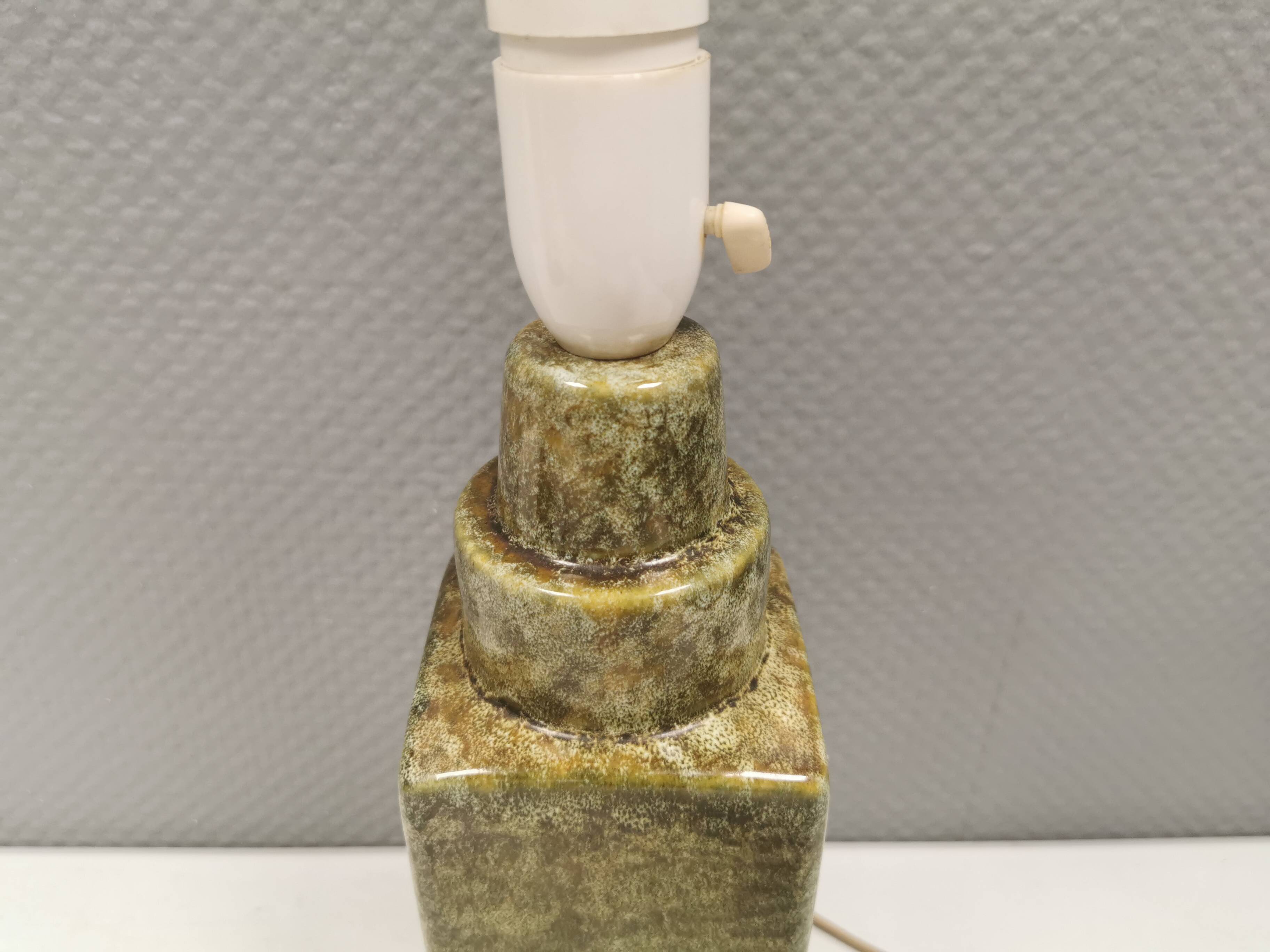 Danish table lamp in ceramic, estimated 1980s