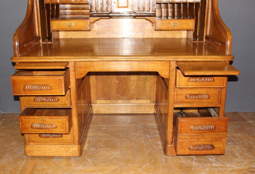 American light oak desk