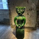 Roland Zobel - Large ceramic sculpture of a king