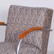 Czech Bauhaus Armchair in Chrome and Beech attributed to Mücke Melder, 1930s