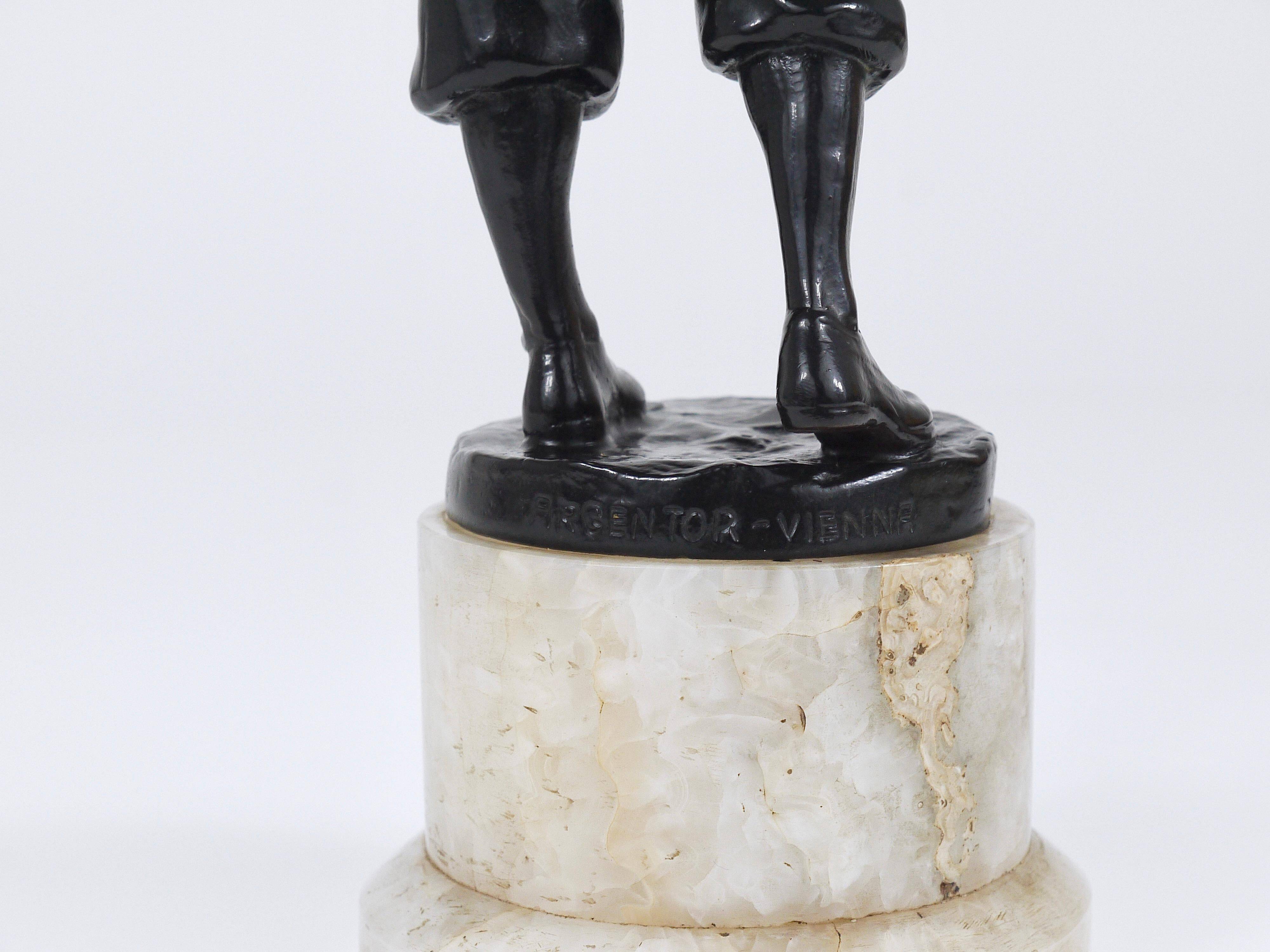 Bronze statue of the golfer Harry Vardon from the 1920s, Richard Thuss, Argentor Vienna.