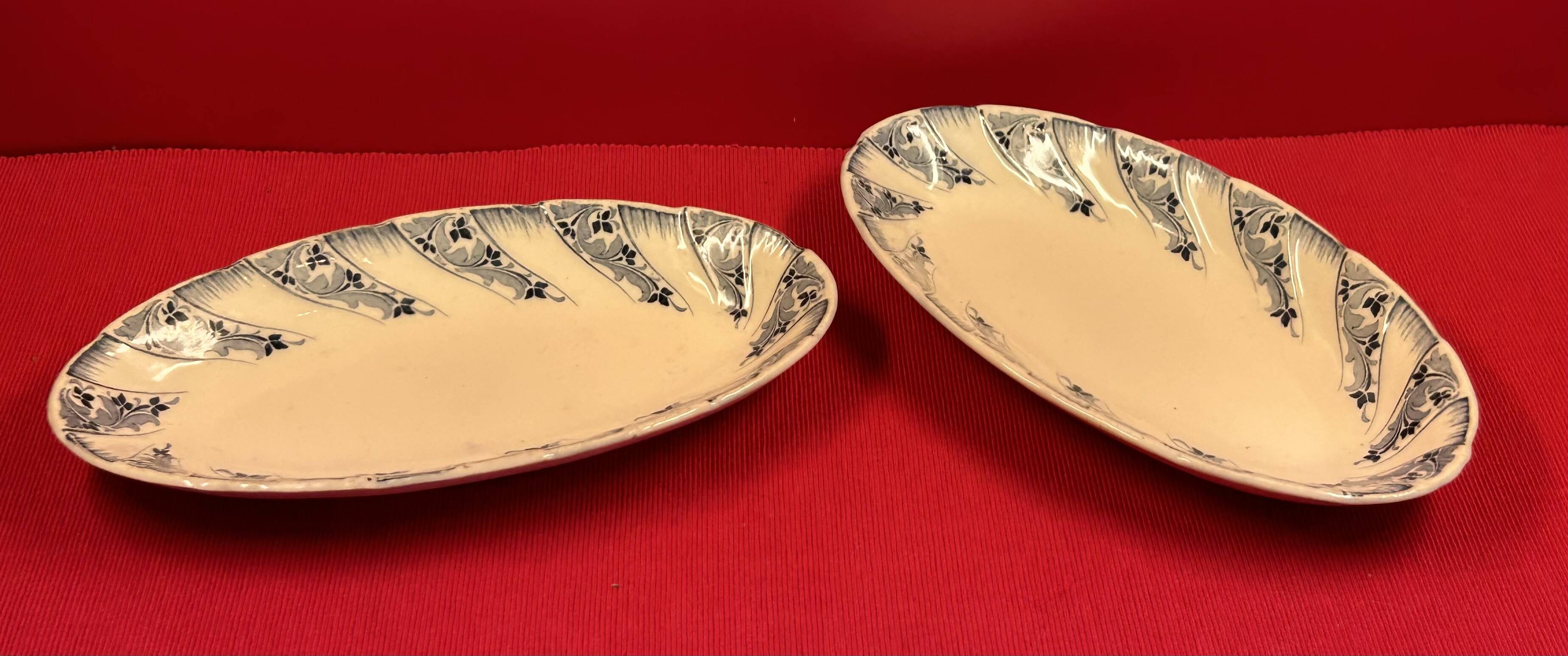 Two Lunéville Earthenware Dishes