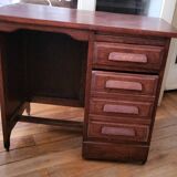 Vintage mahogany school desk