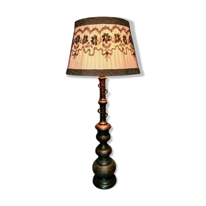 Lampadaire japonais en bronze Meji