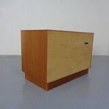 Small Teak Tambour Media Sideboard from Dyrlund, 1970s