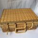 Vintage rattan/wicker case