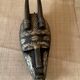 Masque MARKA  bois et placage laiton