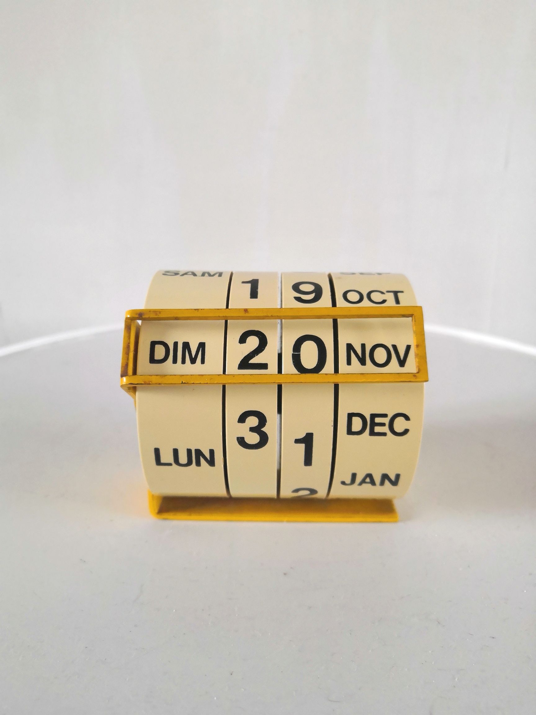 Riart and Bigas perpetual calendar for Disform Italy 50s-60s