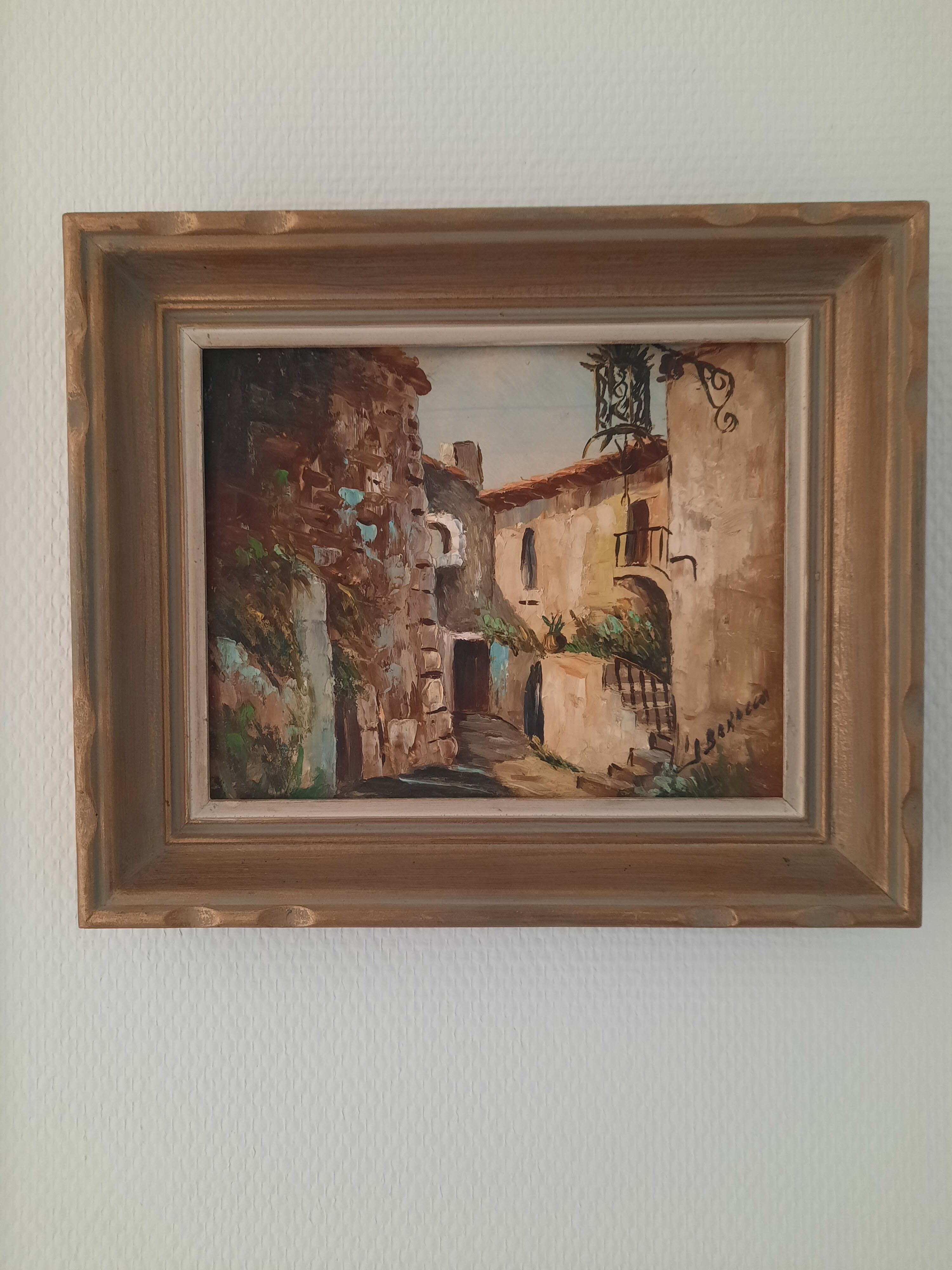 Provençal village painting