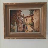 Tableau village provençale