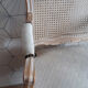 Armchair in white ceruse wood Louis XV style