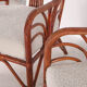 Pair of rattan armchairs