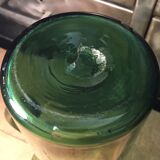 Normandy blown glass cider pitcher
