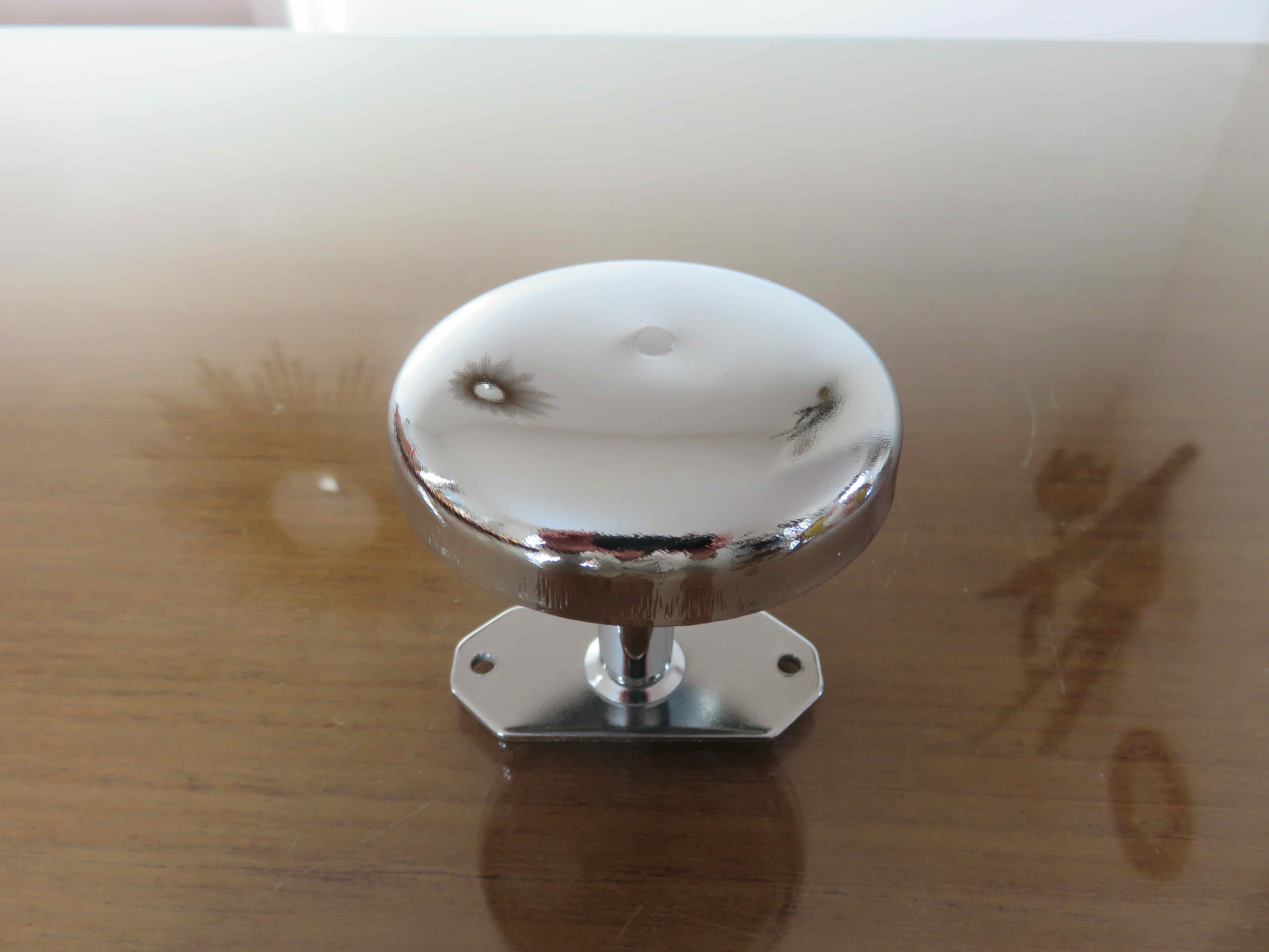 Chrome metal hook 70s